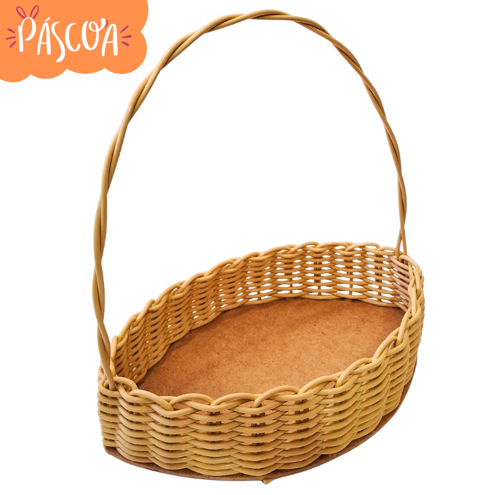 CESTA MIMO FIBRA MARFIM